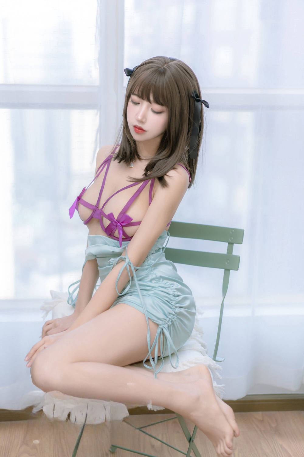 微博妹纸@过期米线线喵 邻居家的妹妹