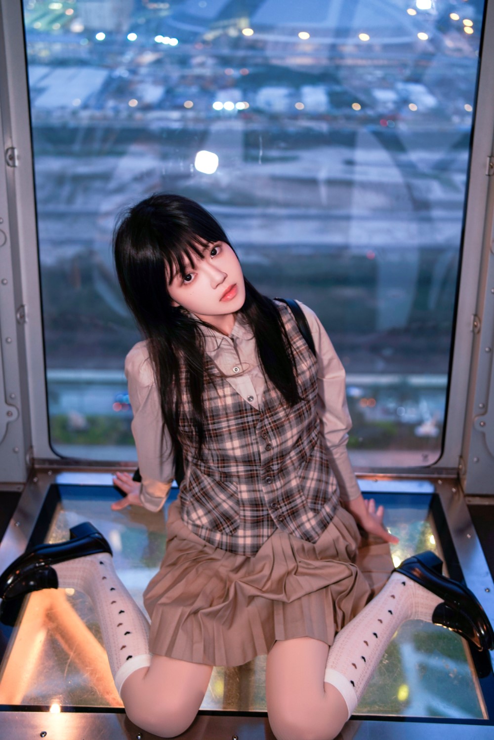 Coser@桜桃喵 制服摩天轮