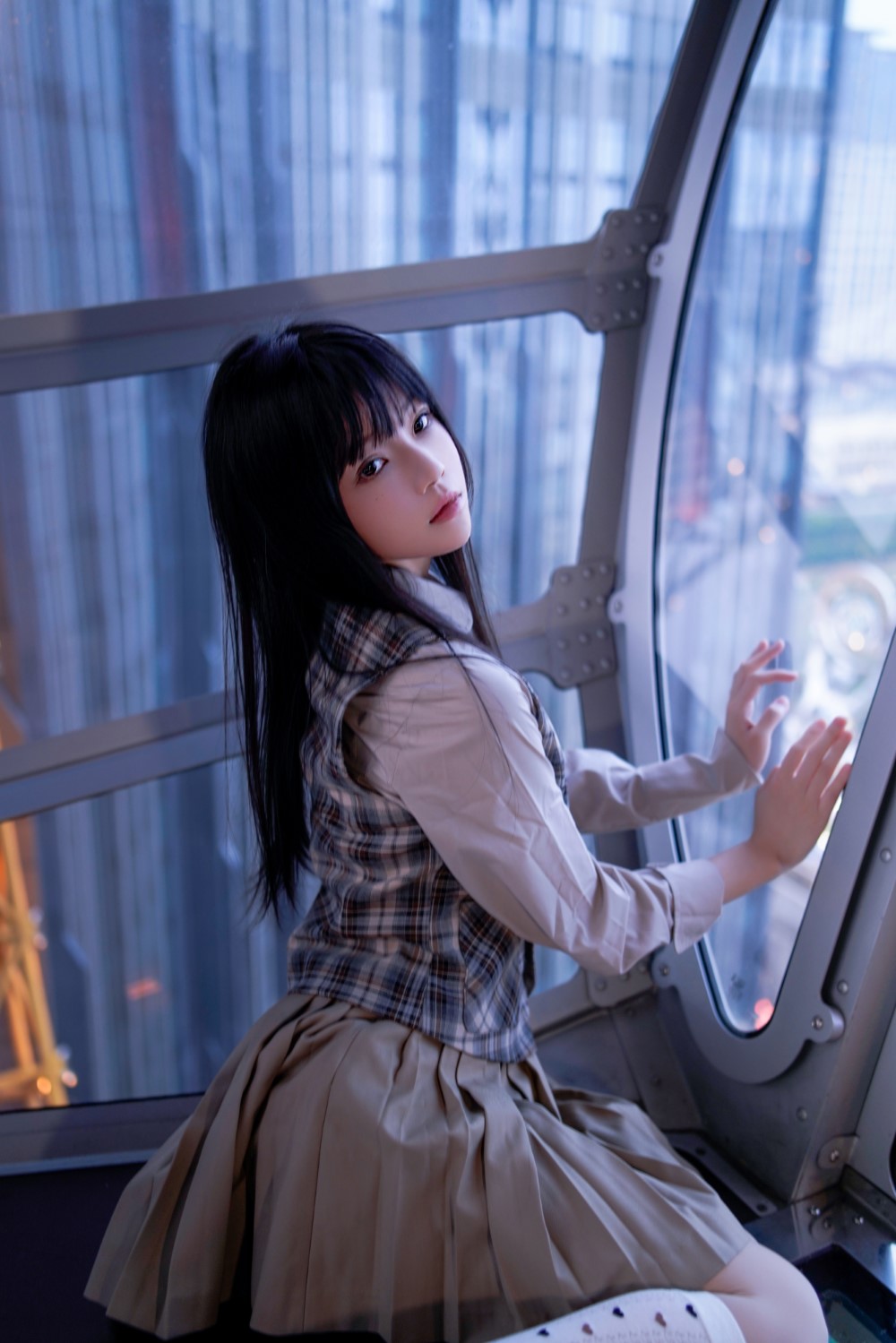 Coser@桜桃喵 制服摩天轮