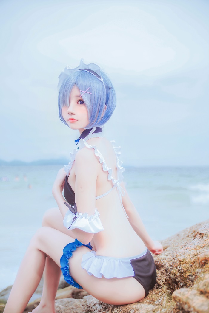 萝利风COS 桜桃喵 – 蕾姆