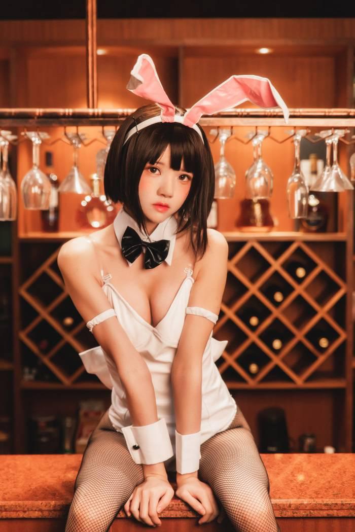 萝利风COS 桜桃喵 – 加藤惠系列之兔女郎