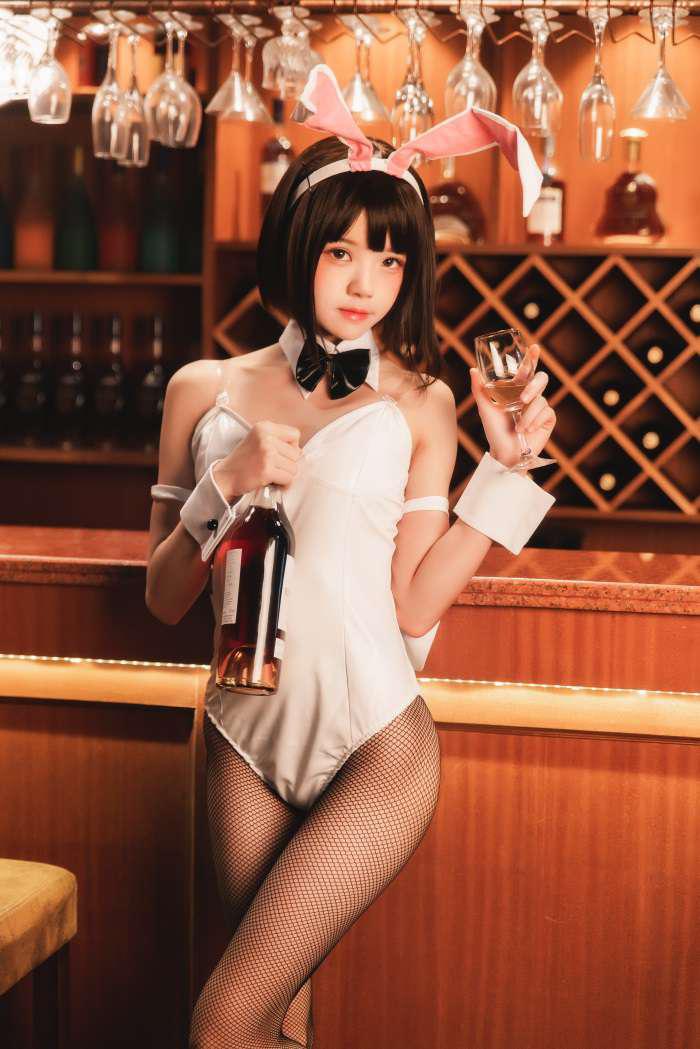 萝利风COS 桜桃喵 – 加藤惠系列之兔女郎