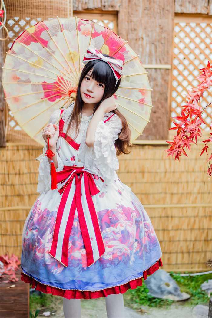 萝利风COS 桜桃喵 – 和风lolita