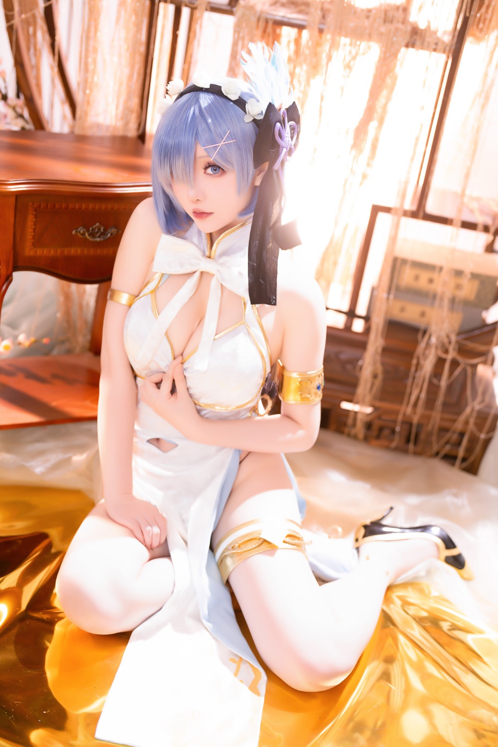 星之迟迟 24年01月计划B 蕾姆旗袍