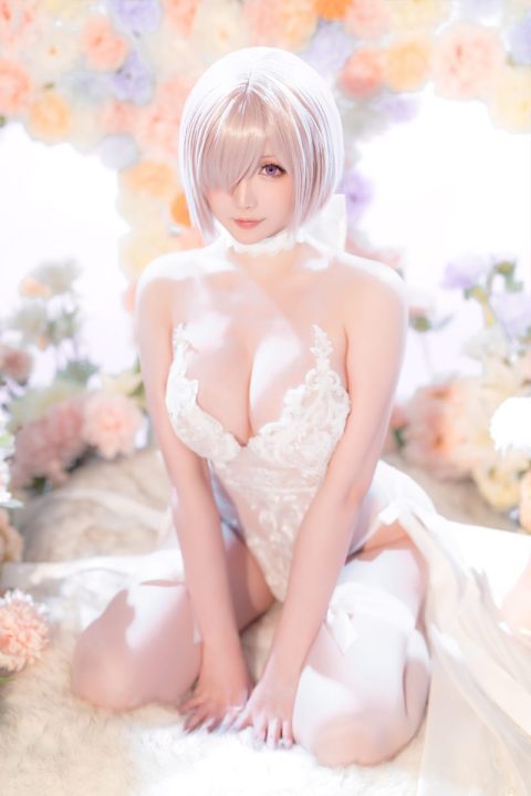 星之迟迟 3月计划C FGO 玛修婚纱