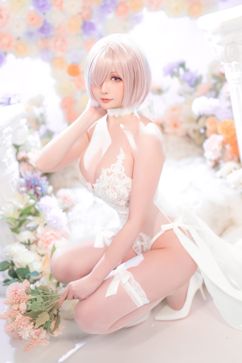 星之迟迟 3月计划C FGO 玛修婚纱