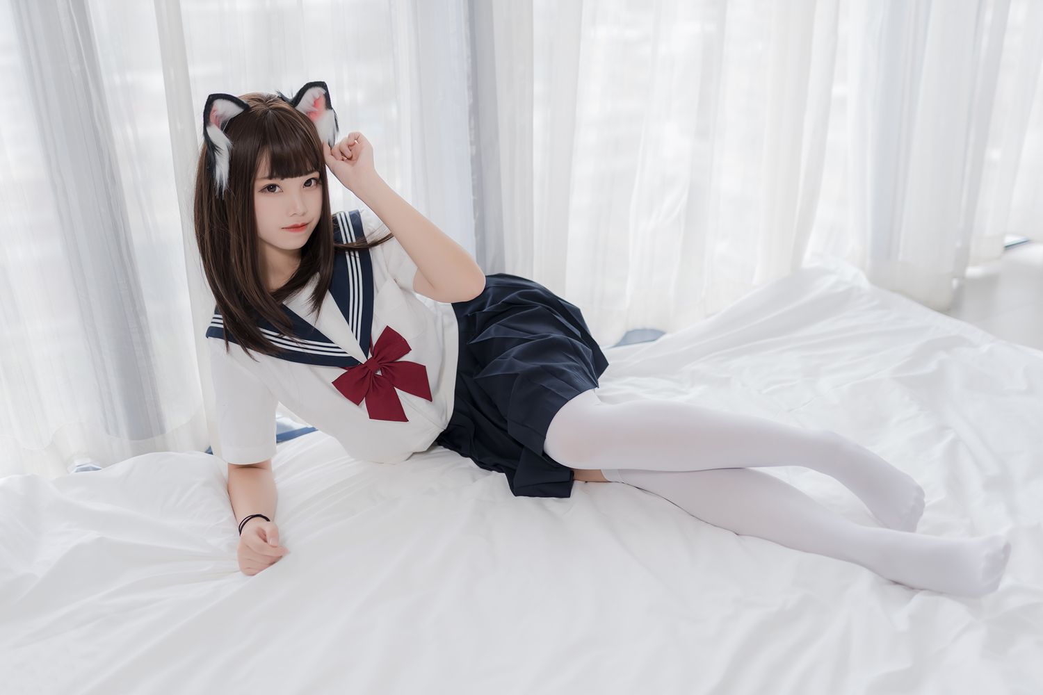 蜜汁猫裘 猫耳JK