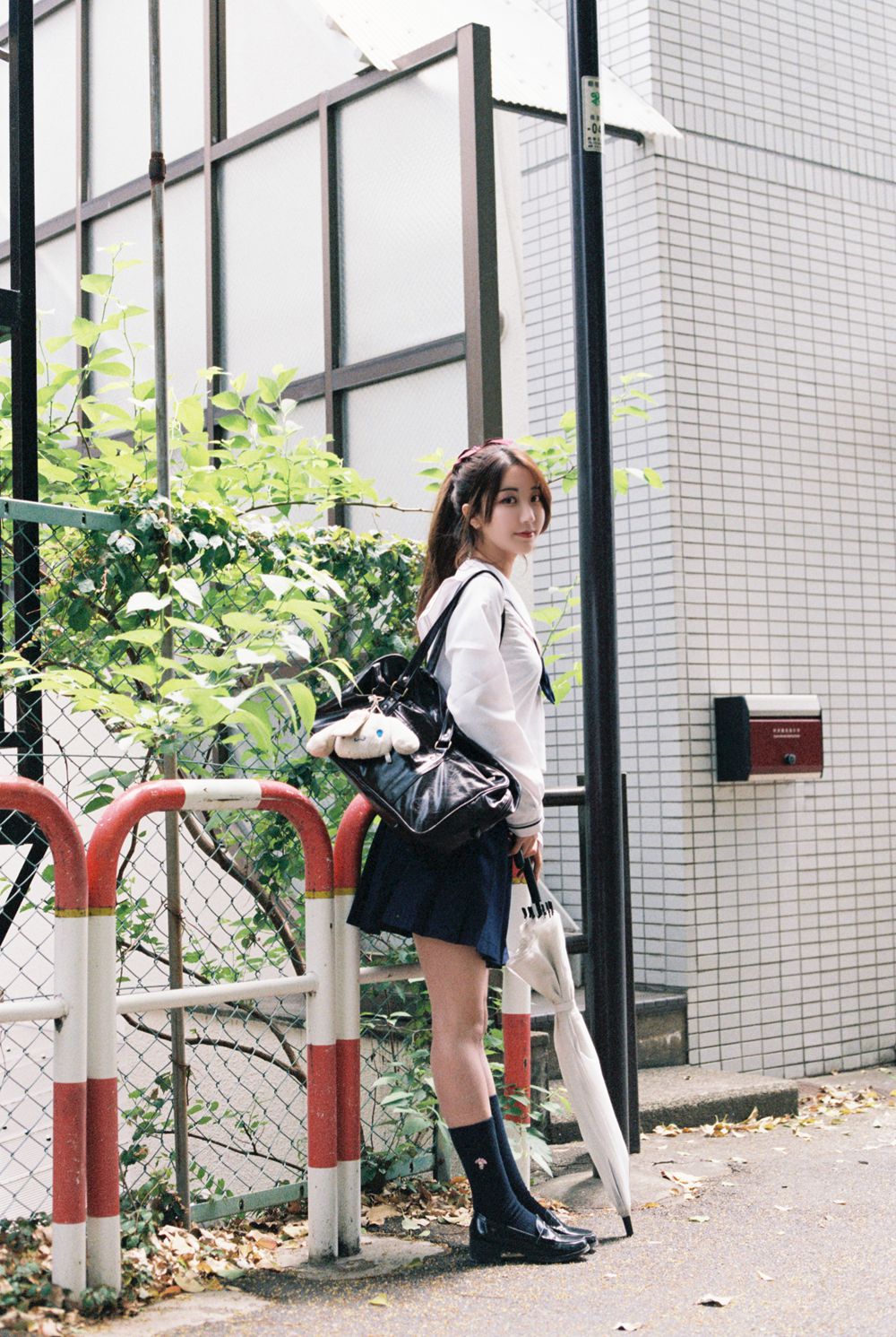 黑川 单马尾制服