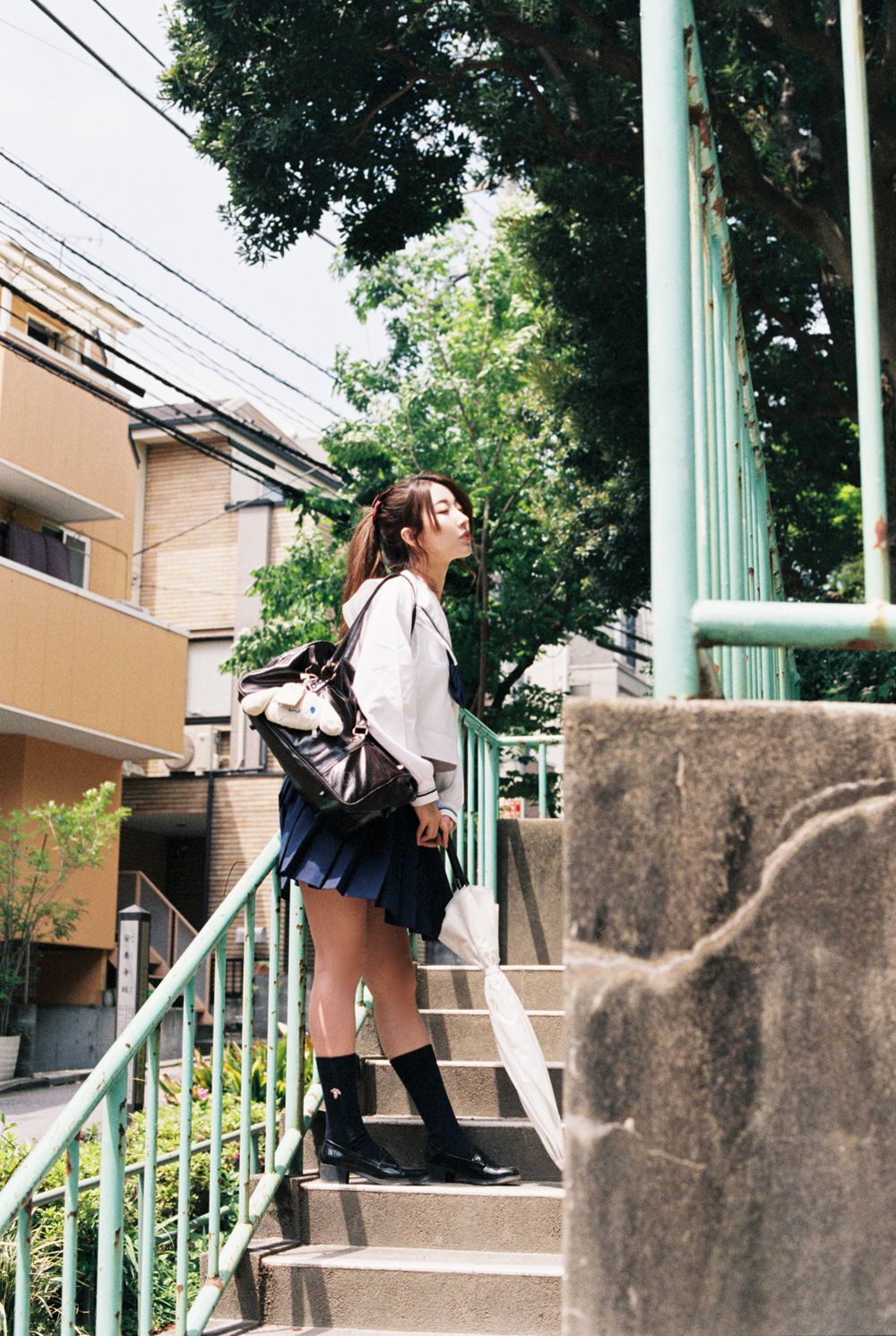 黑川 单马尾制服