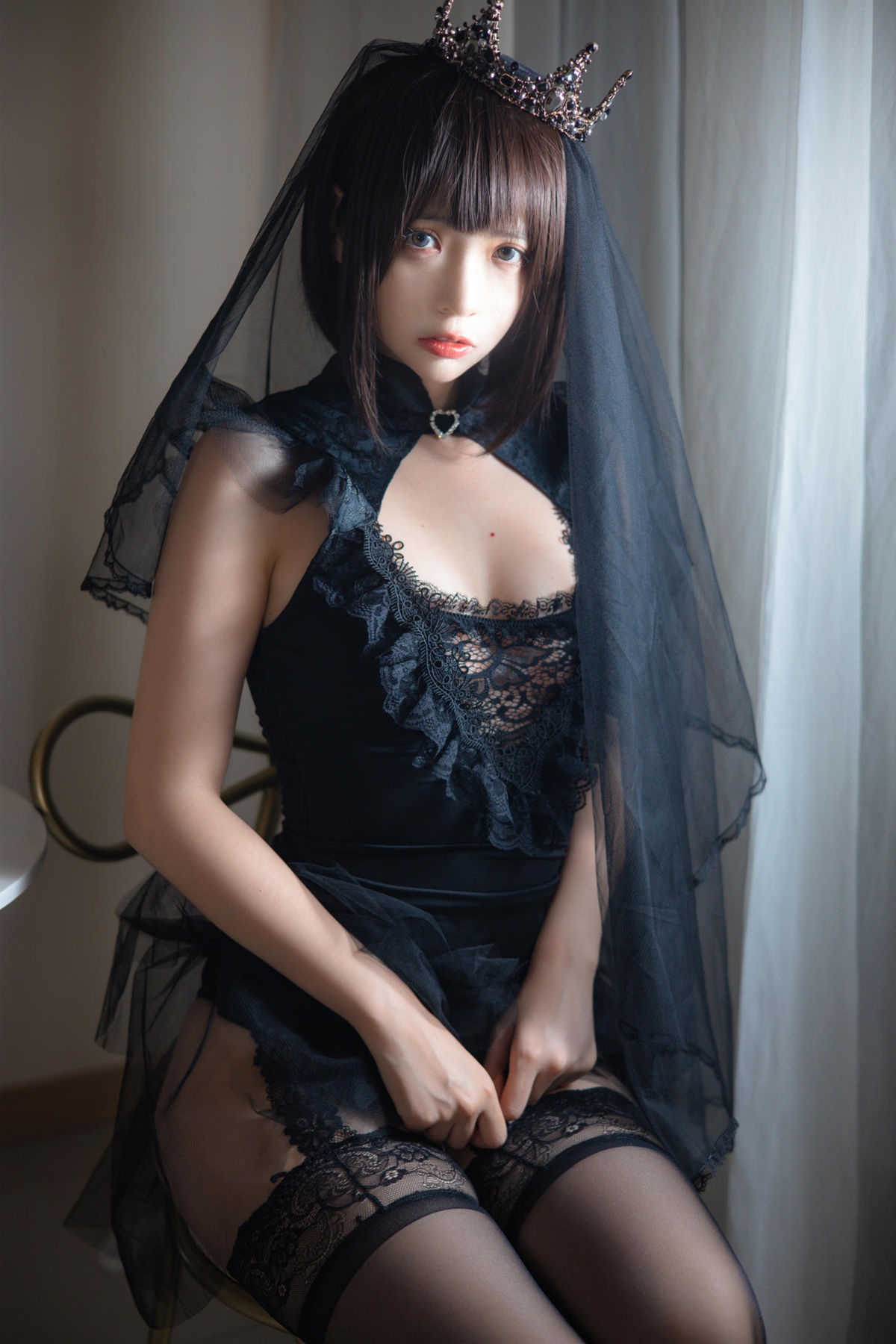 疯猫ss 黑色婚纱
