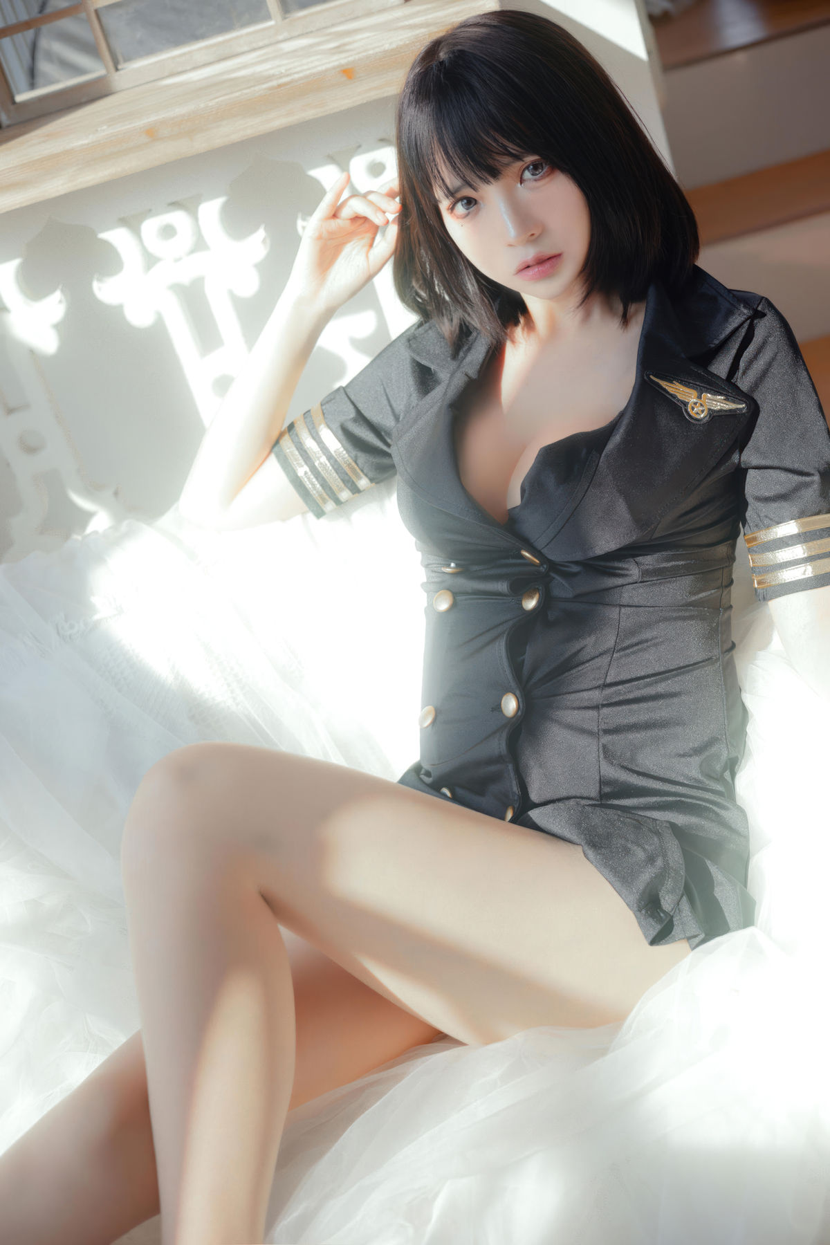 疯猫ss 黑色制服