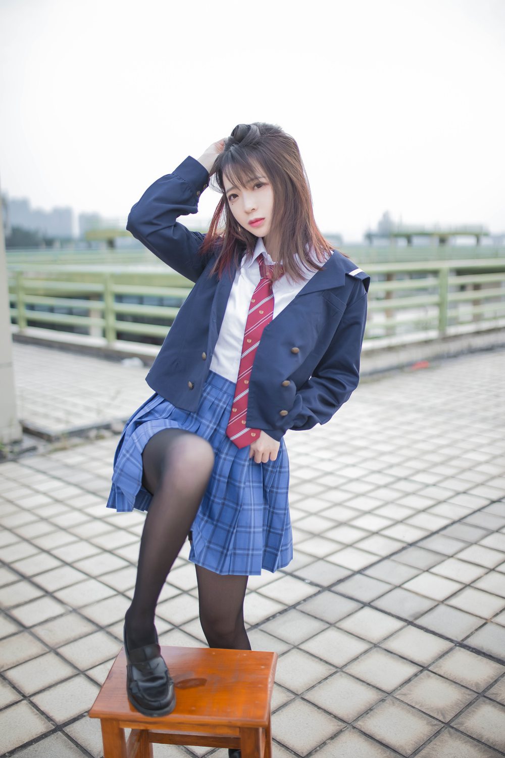 疯猫ss 天台JK