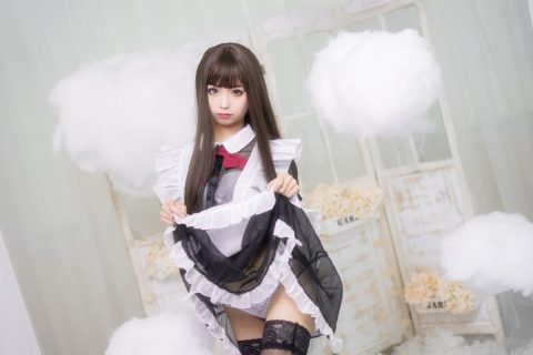 蠢沫沫 短透明女仆