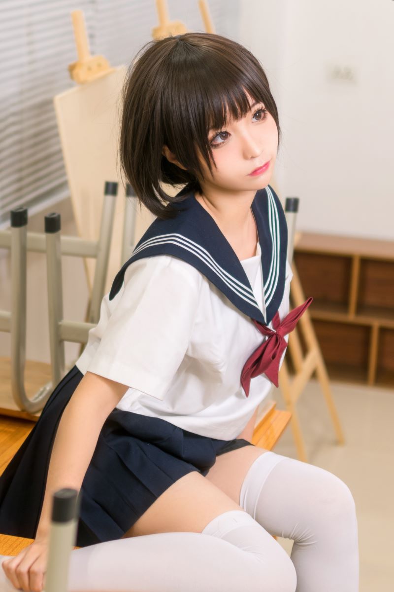 蠢沫沫 蓝体操服