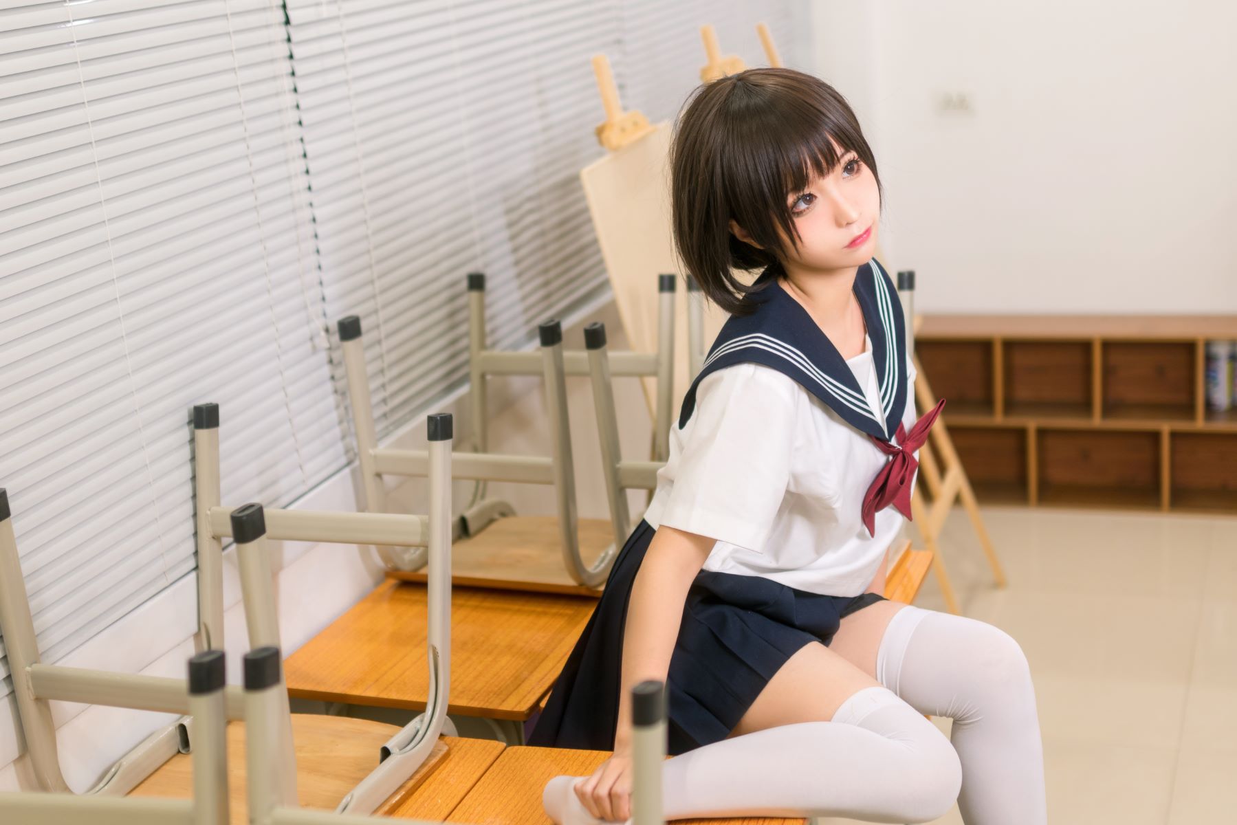 蠢沫沫 蓝体操服