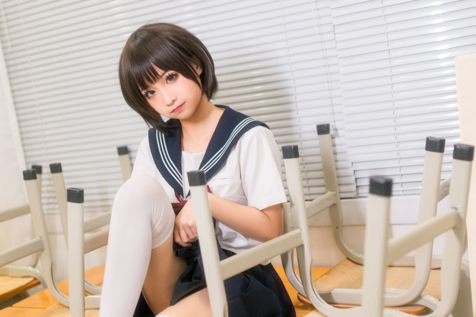 蠢沫沫 蓝体操服