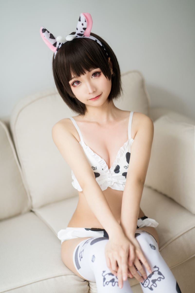 蠢沫沫 奶牛比基尼