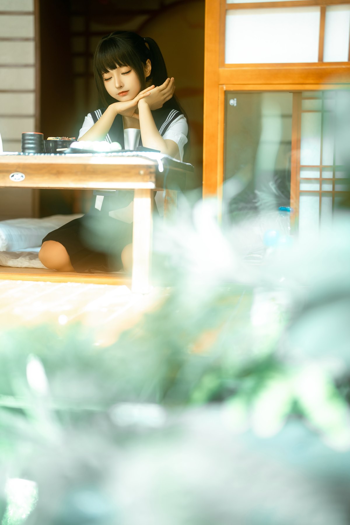 蠢沫沫 居家学妹