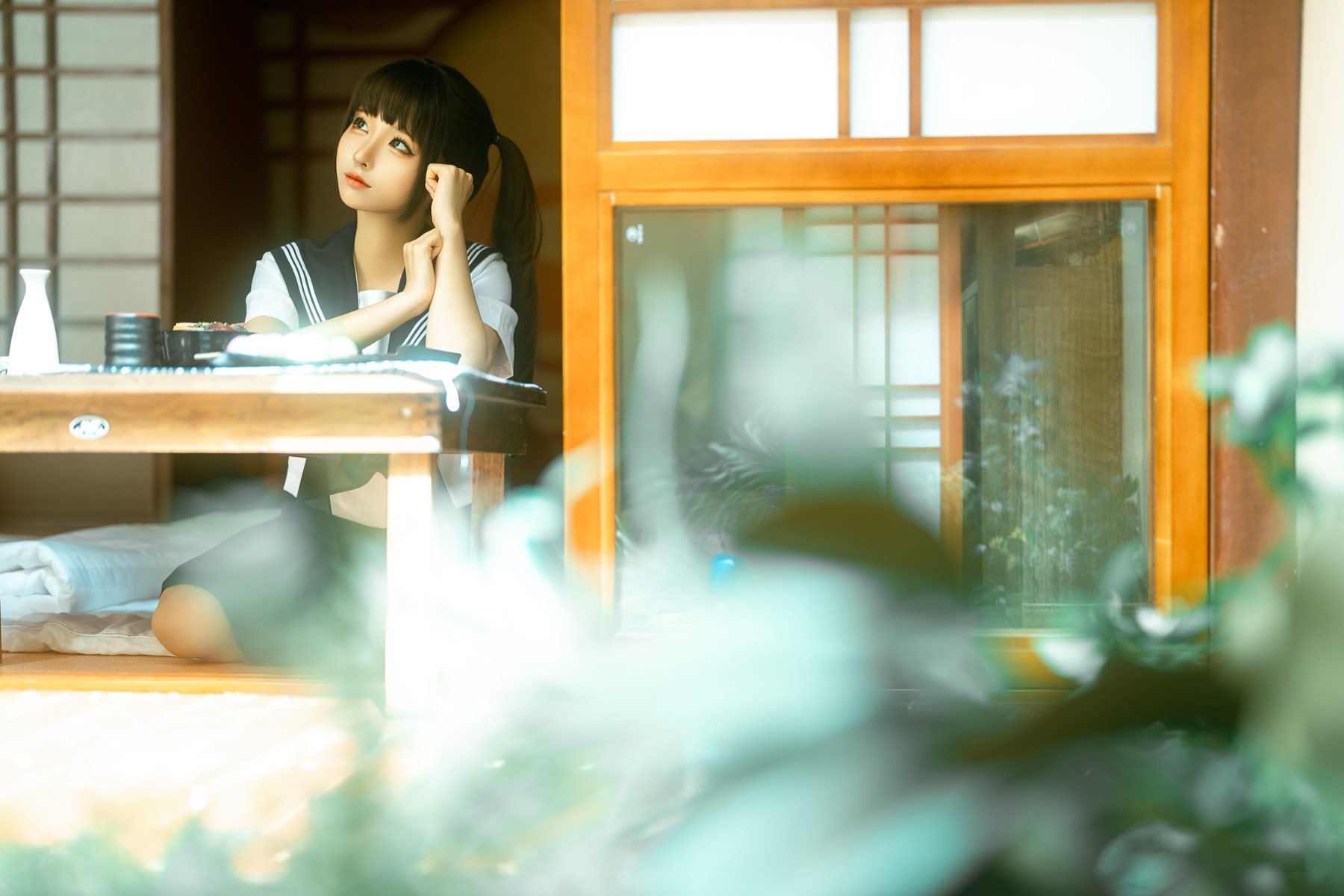 蠢沫沫 居家学妹