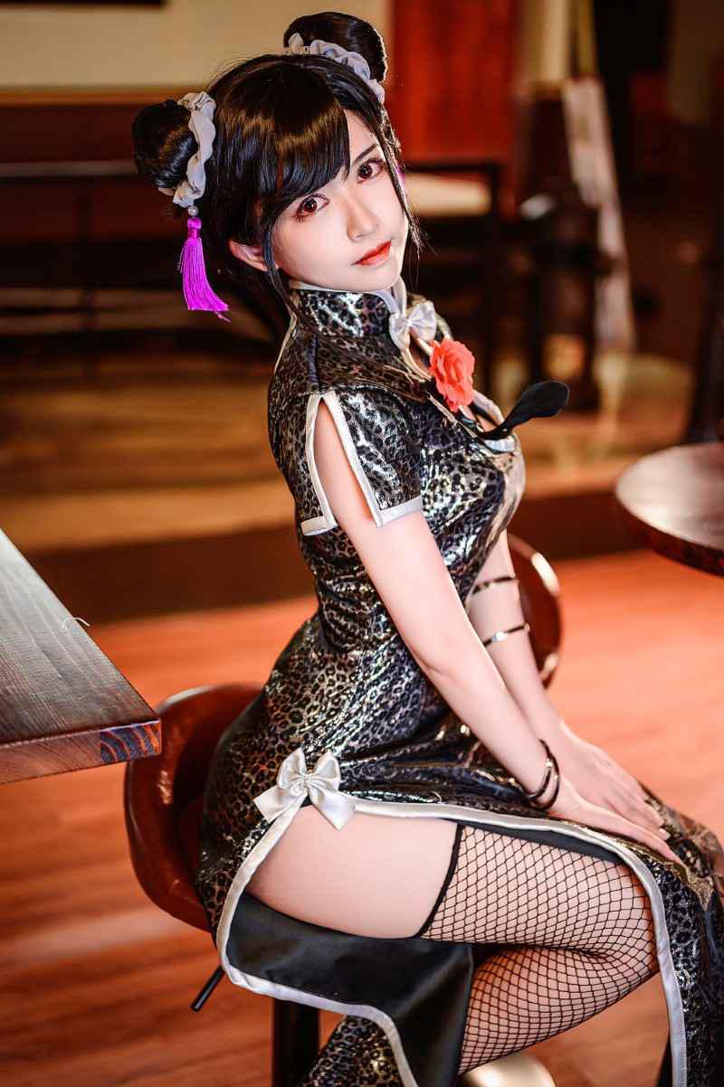 鳗鱼霏儿 蒂法旗袍