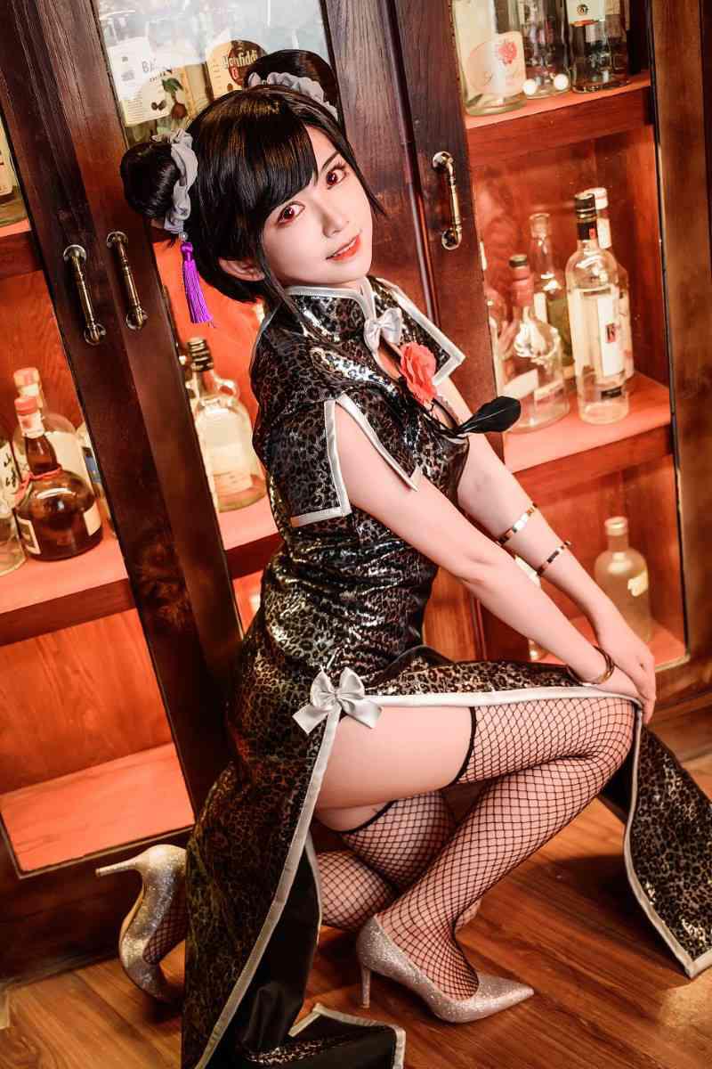 鳗鱼霏儿 蒂法旗袍
