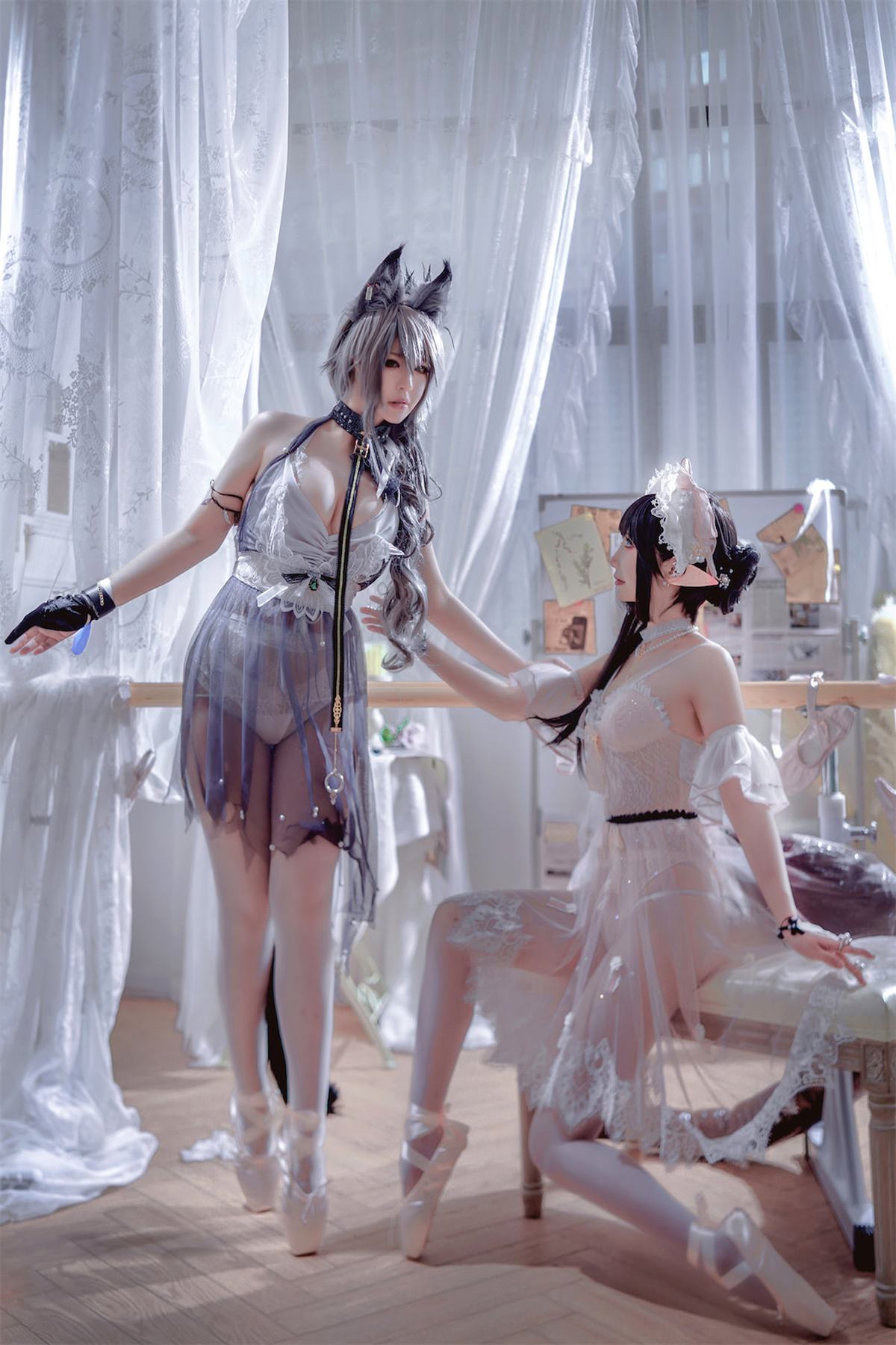 面饼仙儿&半半子 Arknights 黑x森蚺バレエ