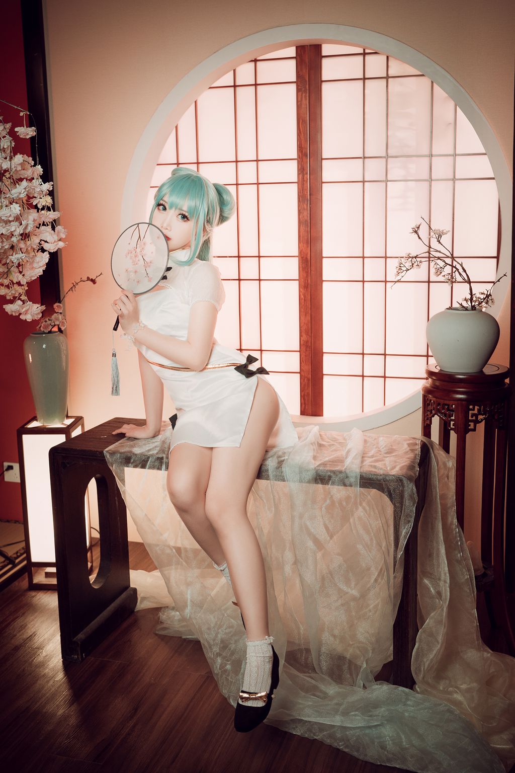 面饼仙儿 初音旗袍