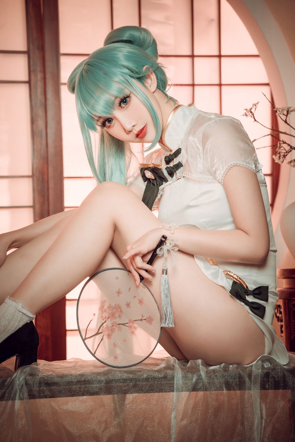 面饼仙儿 初音旗袍