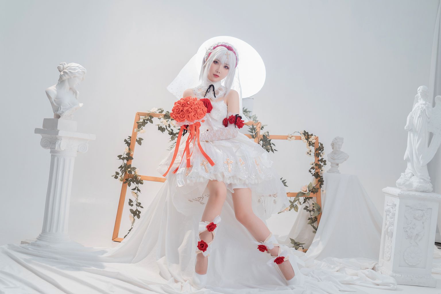 面饼仙儿 德丽莎婚纱