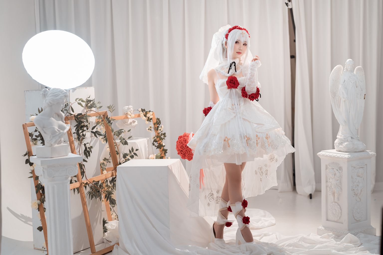 面饼仙儿 德丽莎婚纱