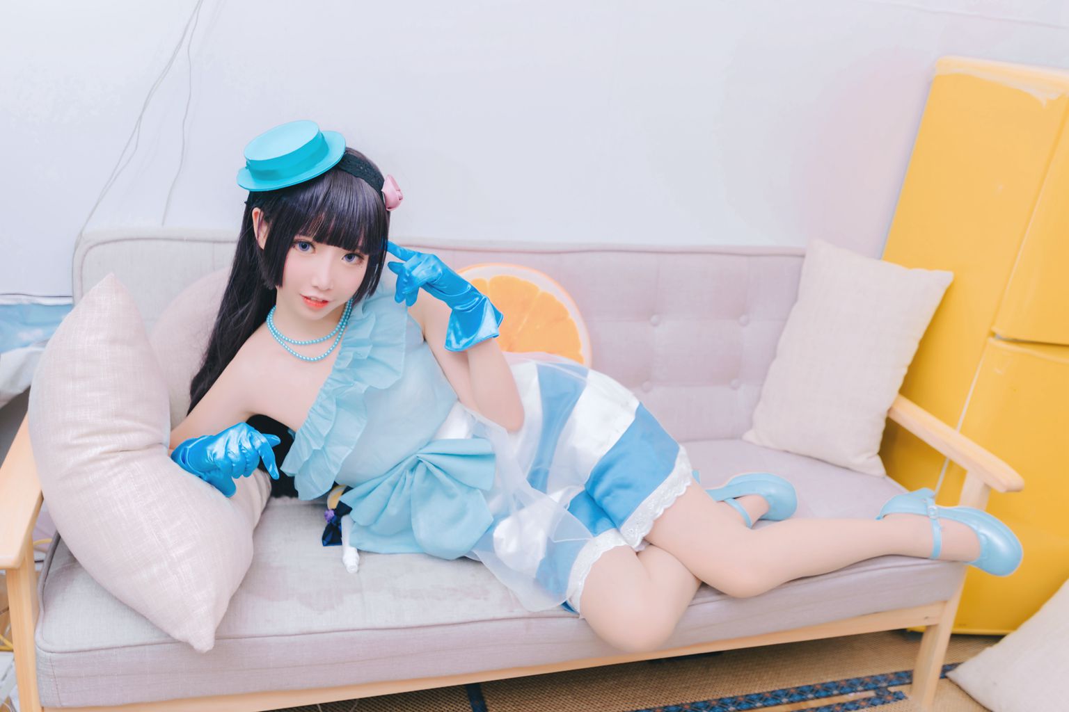 面饼仙儿 打歌服黑猫