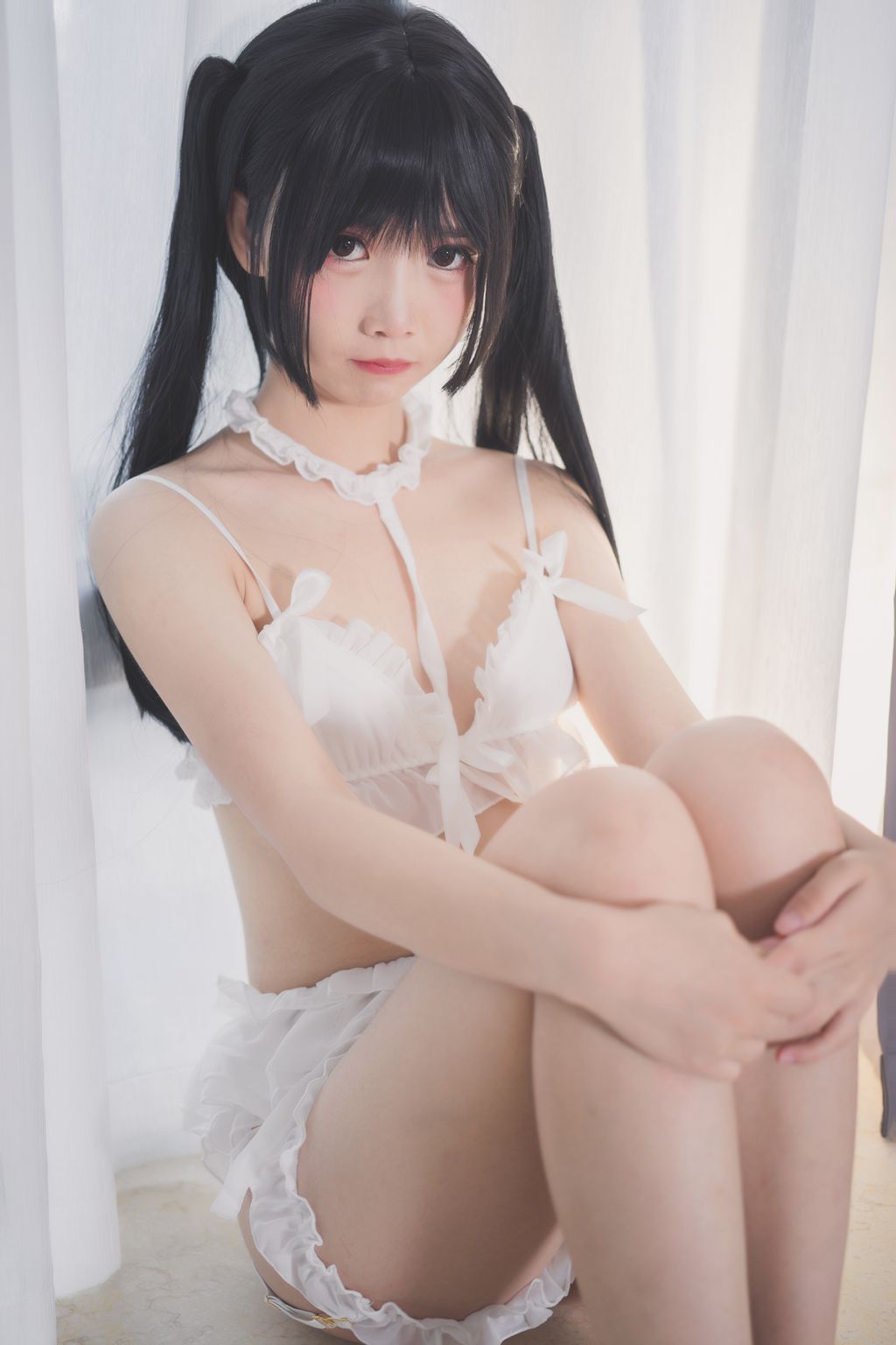 面饼仙儿 – 脑内少女 白内衣