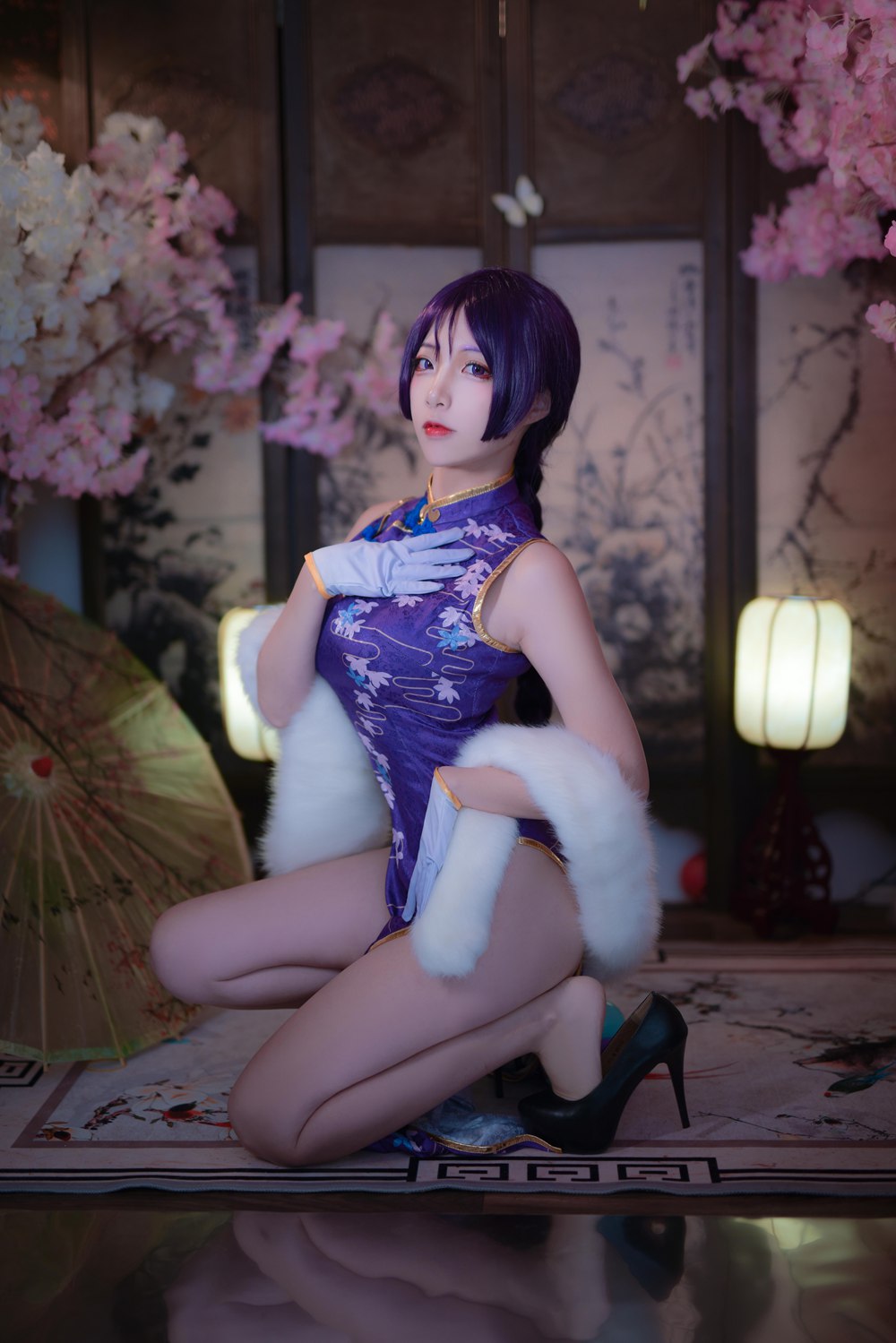 二佐Nisa Fate奶光旗袍