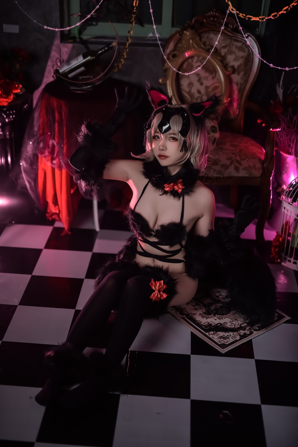 二佐Nisa Fate黑贞万圣节