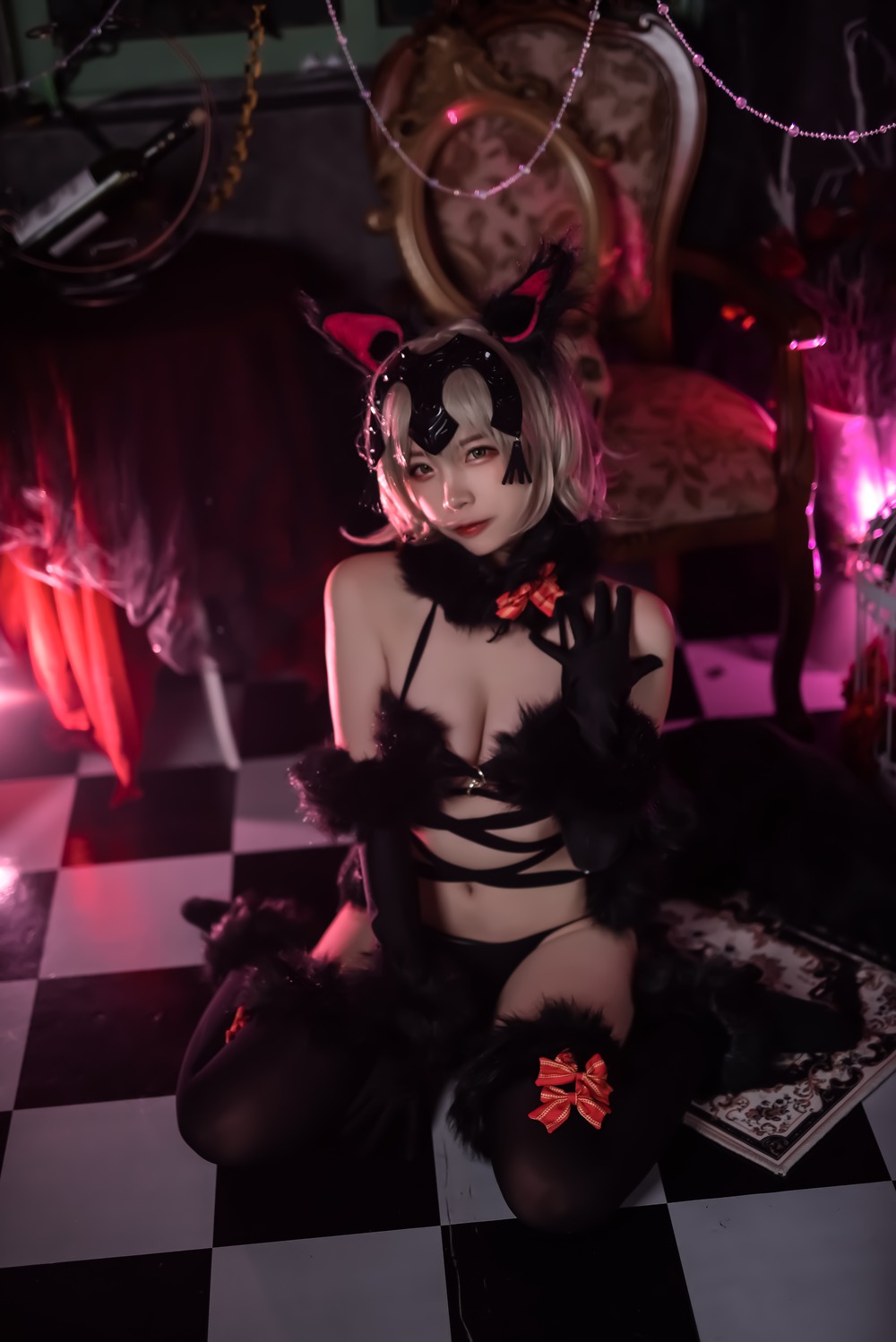 二佐Nisa Fate黑贞万圣节