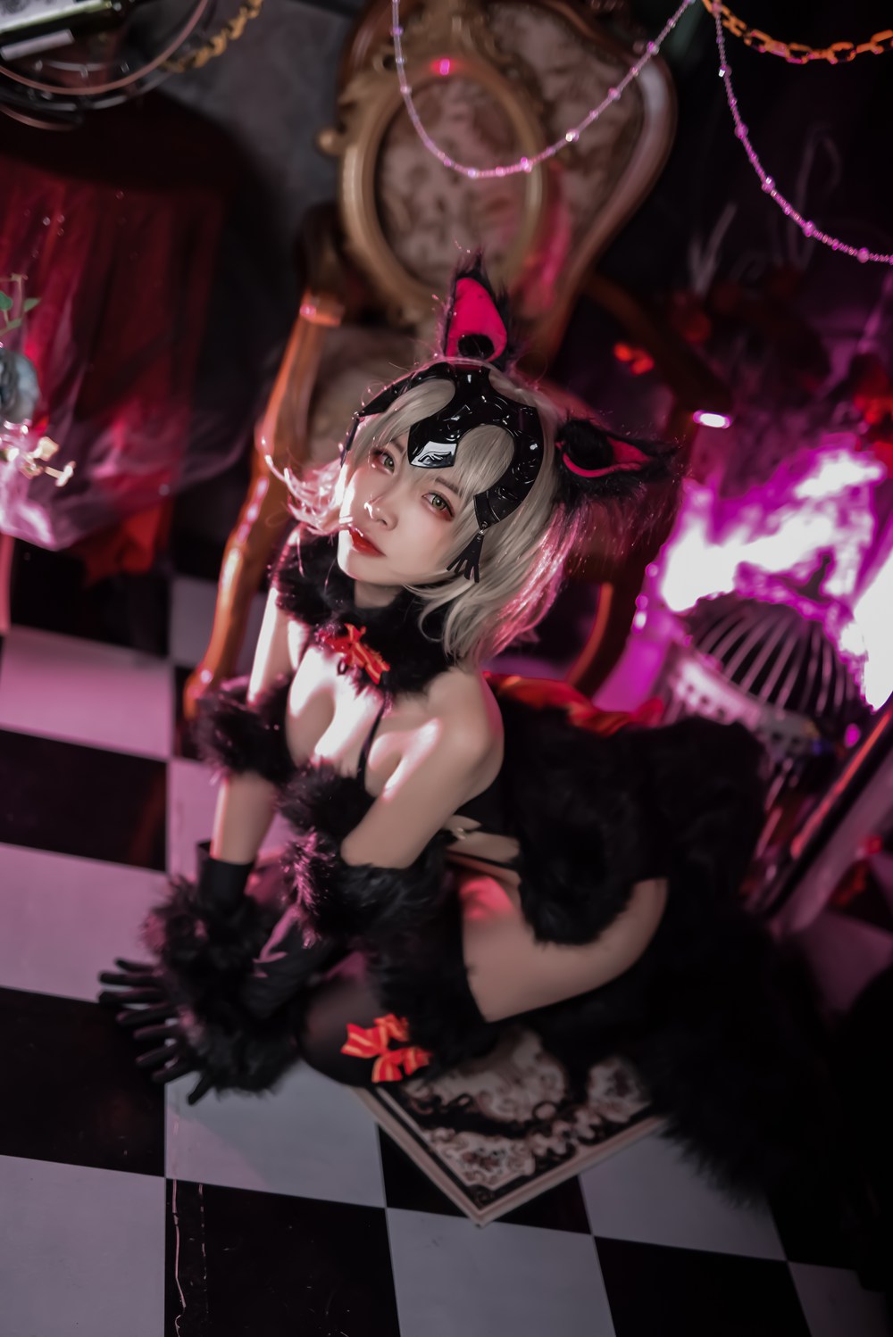 二佐Nisa Fate黑贞万圣节