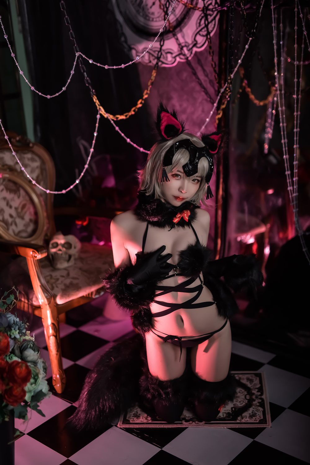 二佐Nisa Fate黑贞万圣节