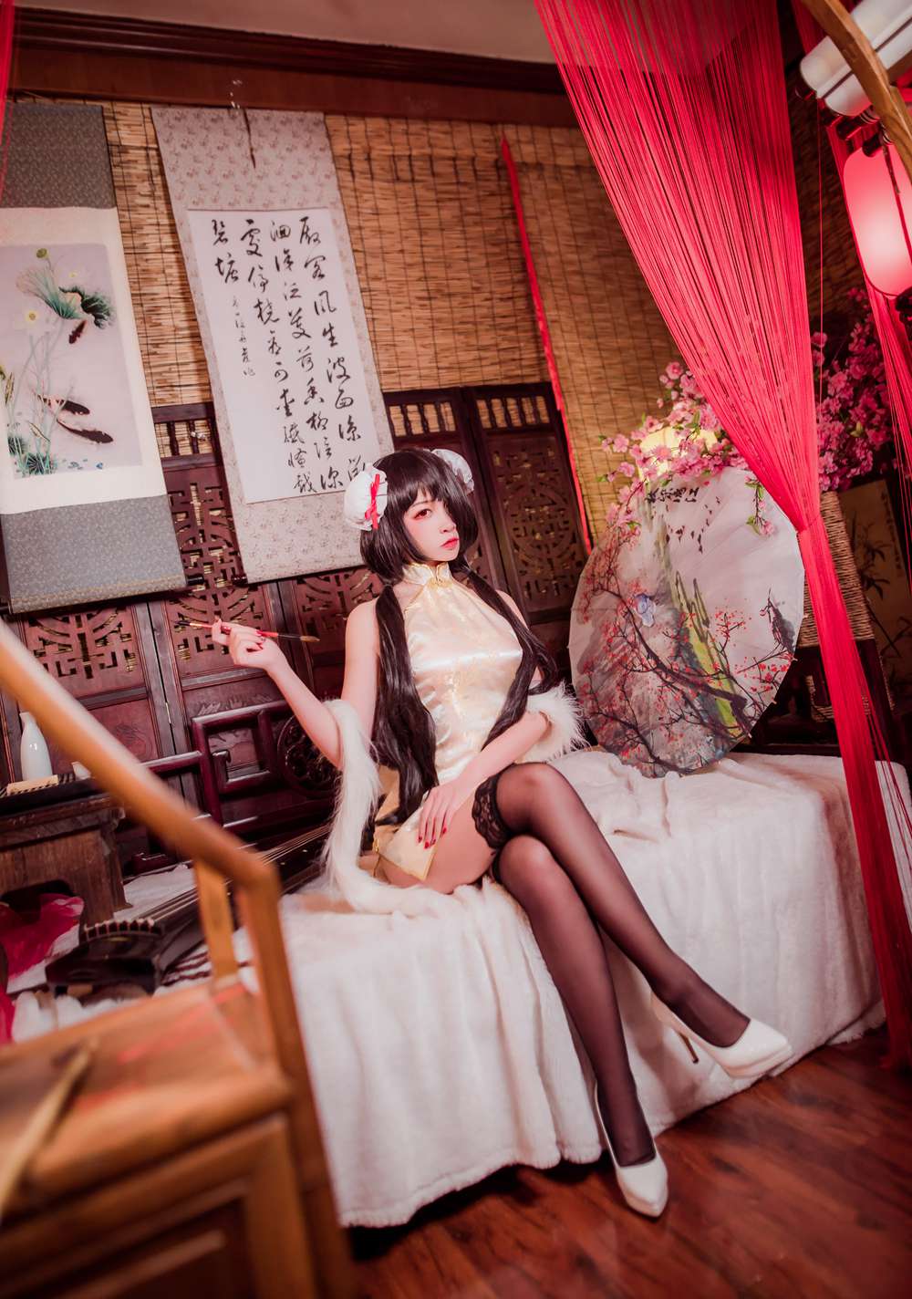 二佐Nisa 狂三旗袍