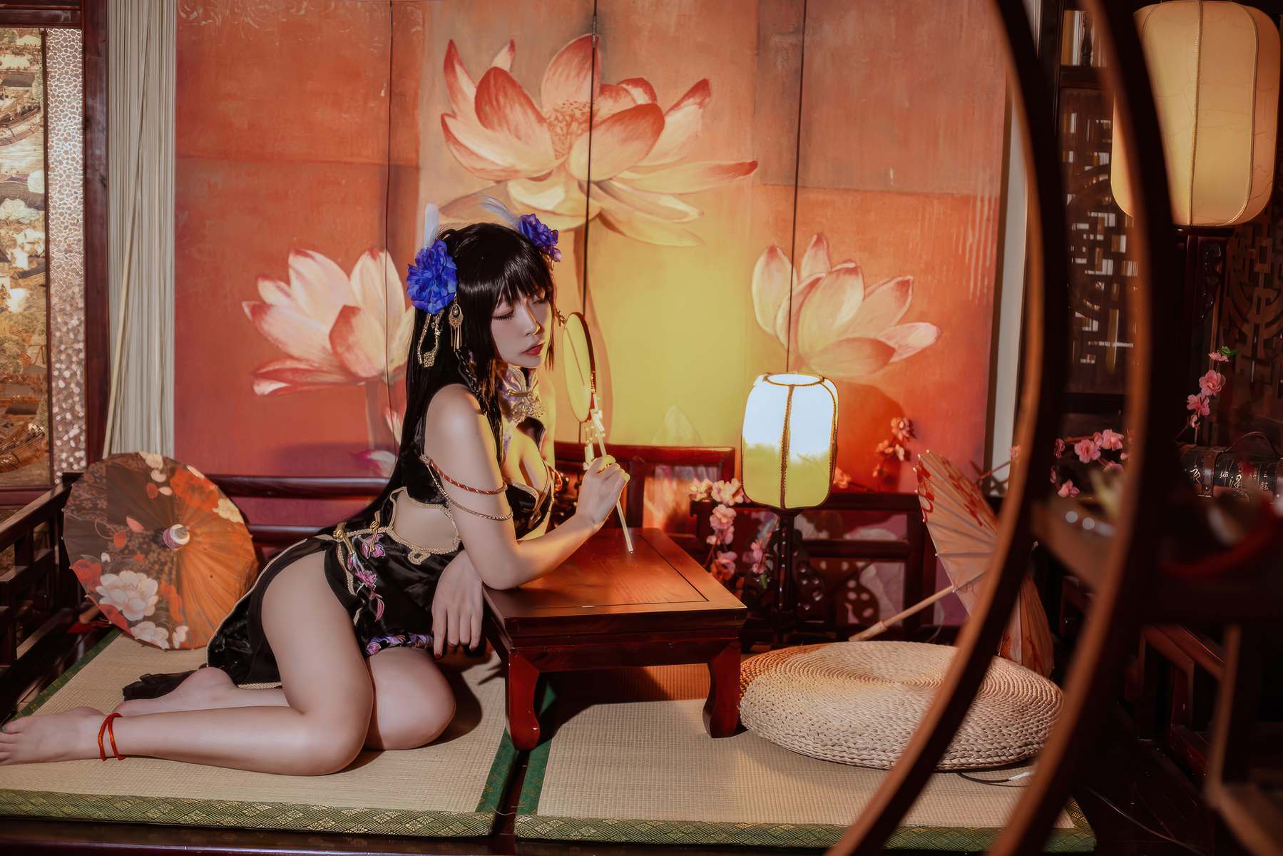 二佐Nisa 碧蓝航线-比叡鲟旗袍