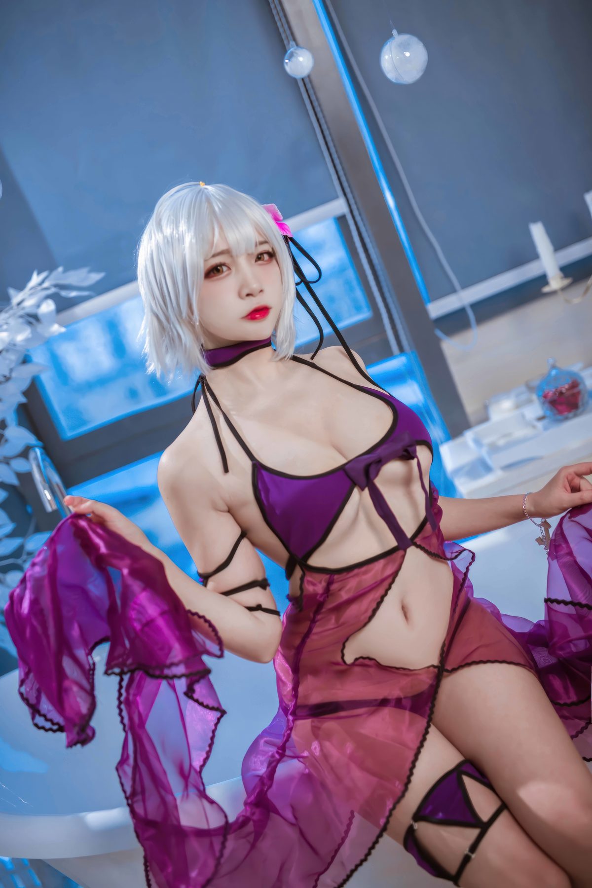 二佐Nisa FATE-黑贞水着