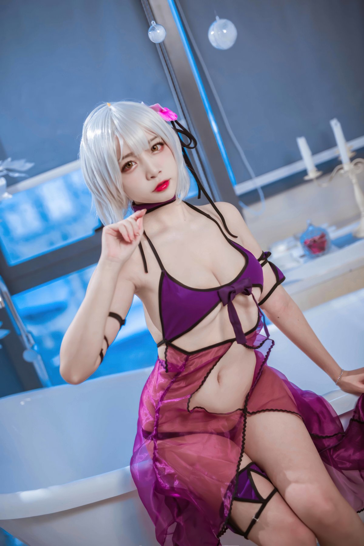 二佐Nisa FATE-黑贞水着