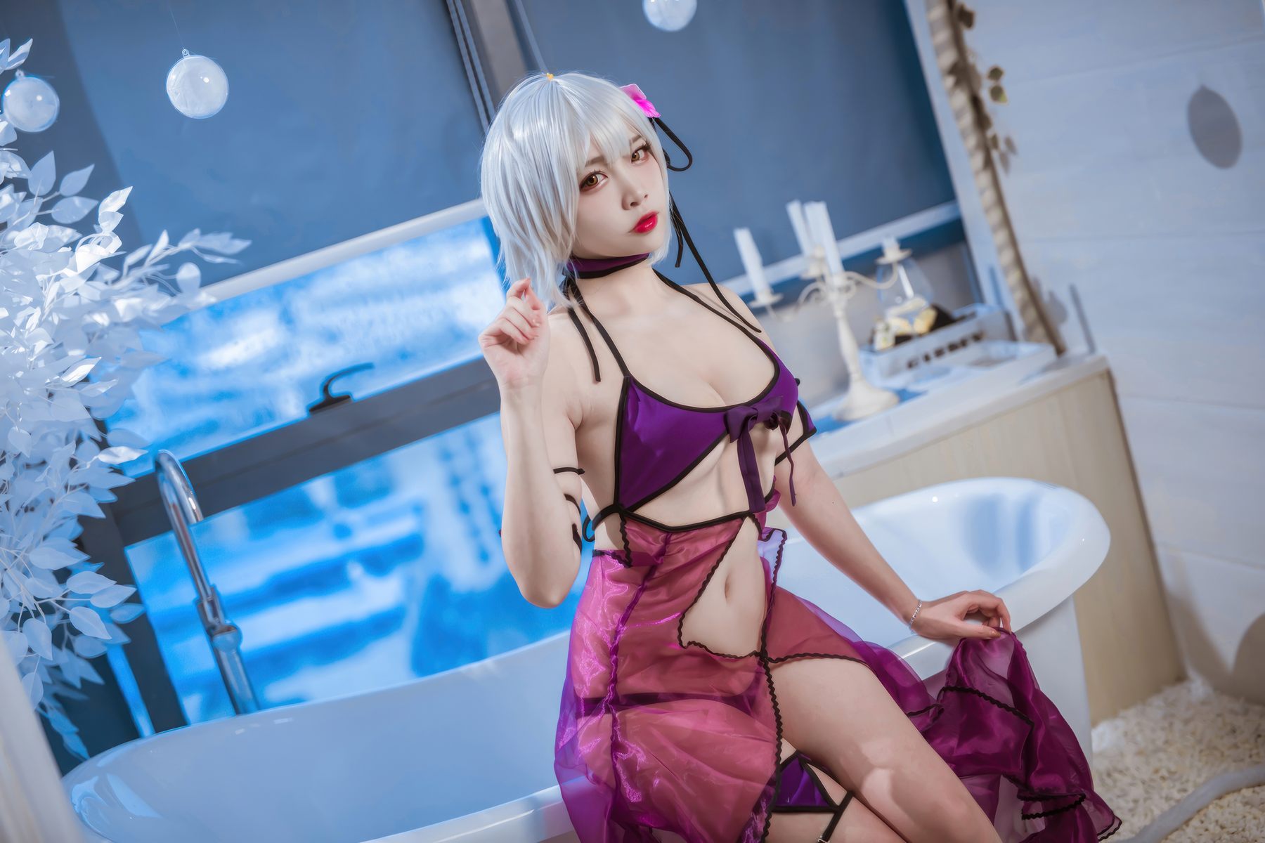 二佐Nisa FATE-黑贞水着