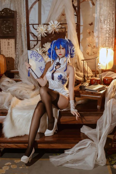 二佐Nisa 碧蓝航线 圣路易斯旗袍