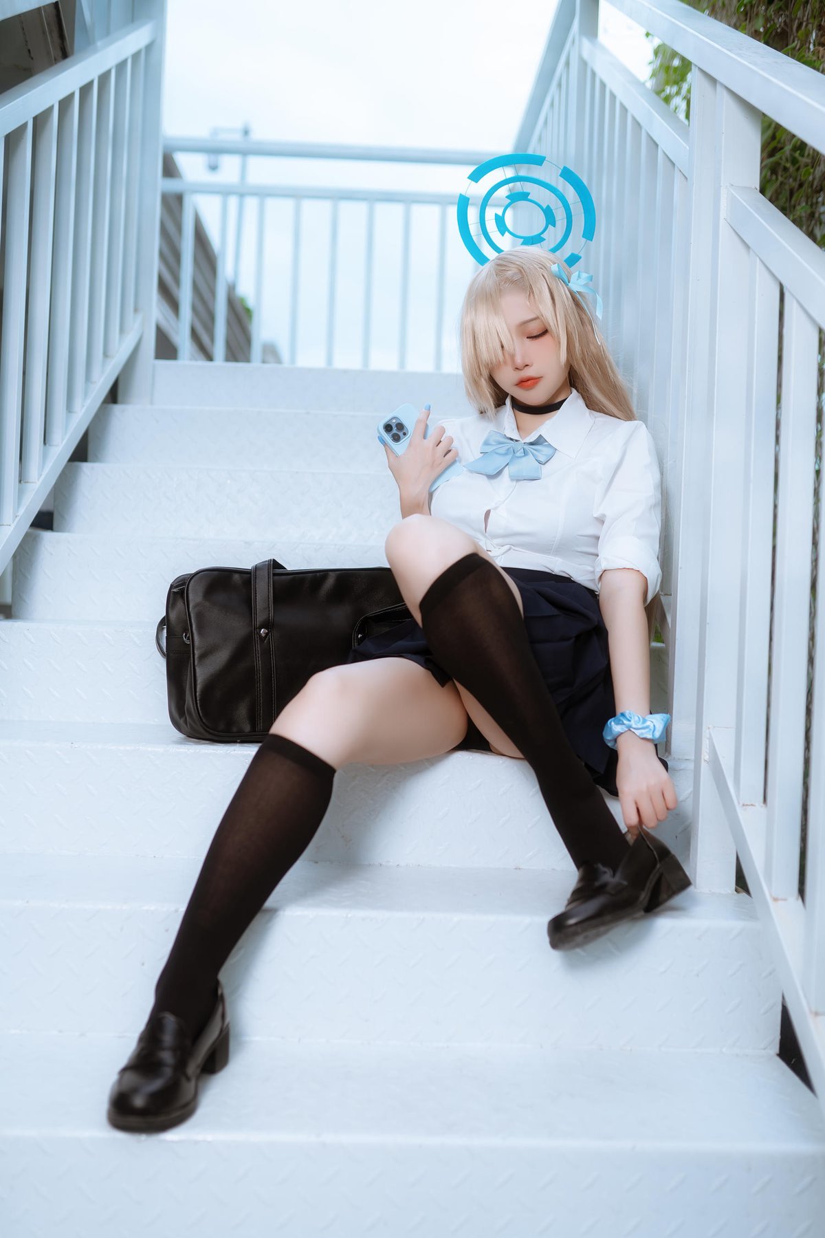 二佐Nisa 蔚蓝档案 一之濑明日奈 JK制服