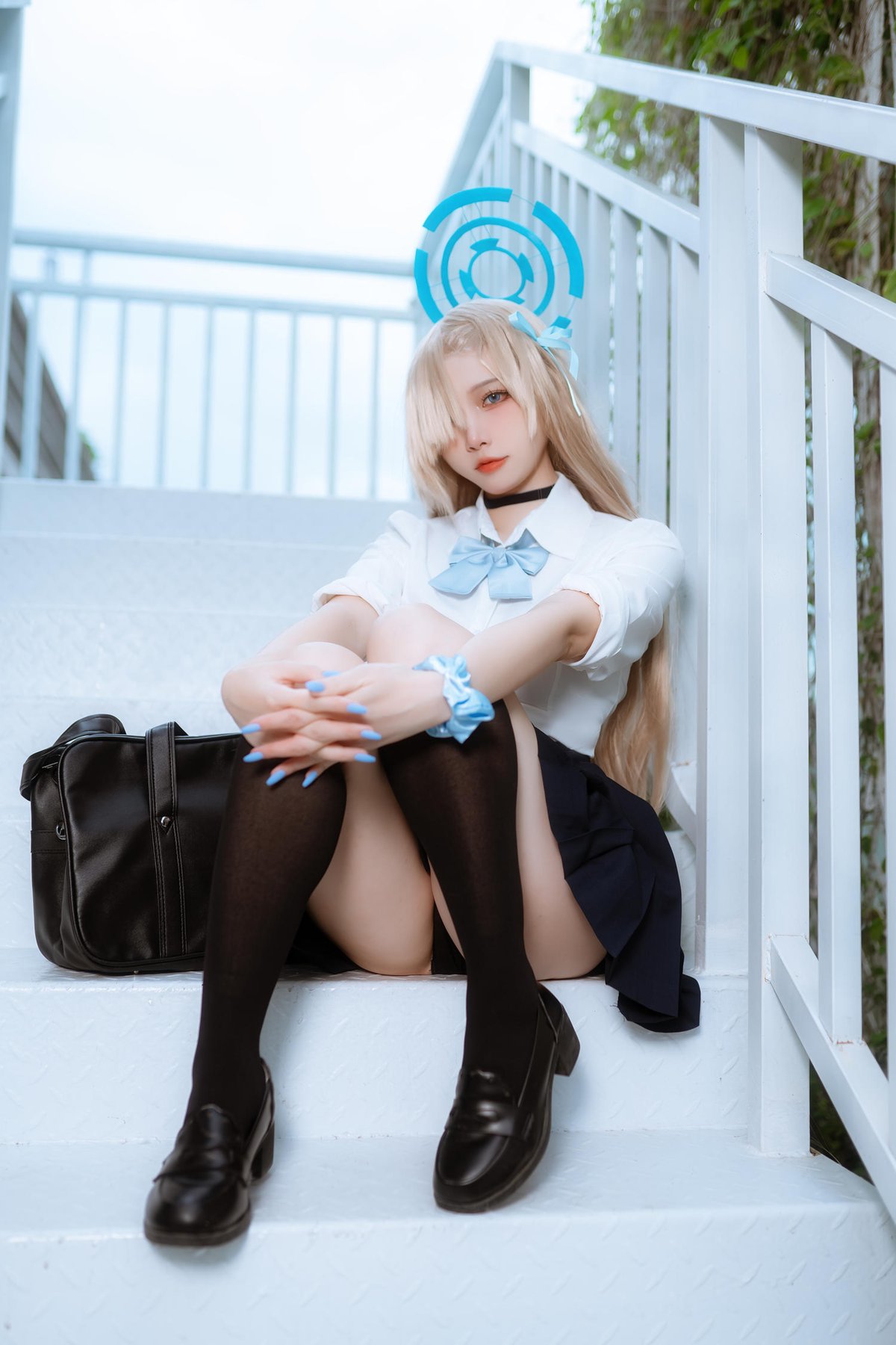 二佐Nisa 蔚蓝档案 一之濑明日奈 JK制服