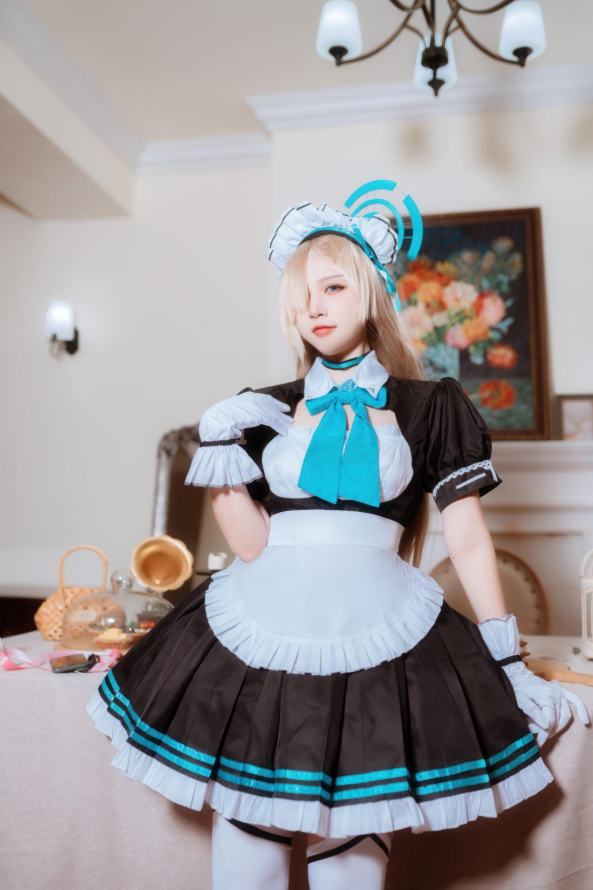 二佐Nisa 蔚蓝档案 明日奈女仆