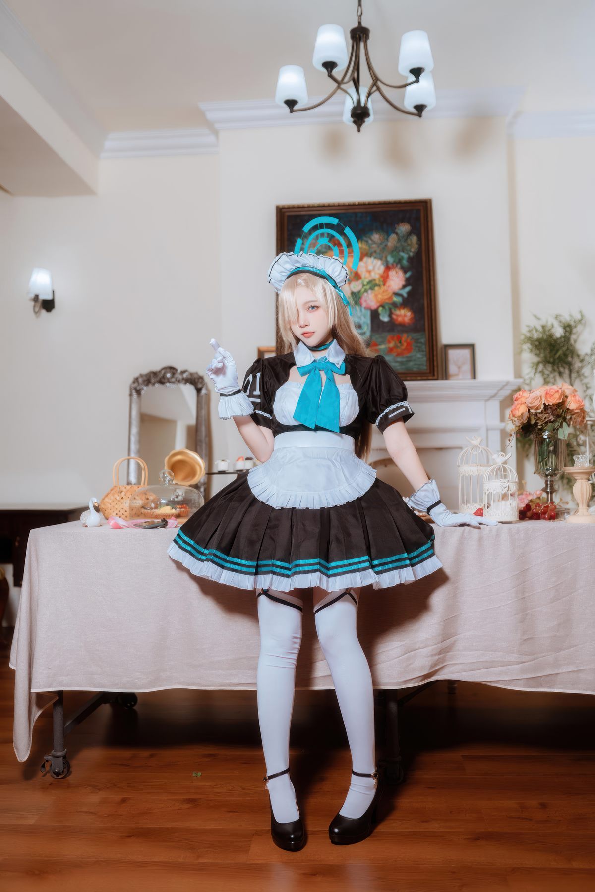 二佐Nisa 蔚蓝档案 明日奈女仆