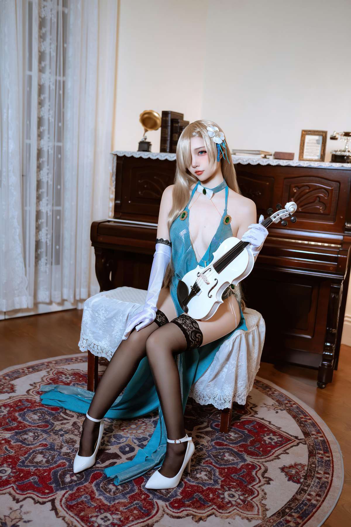 二佐Nisa 蔚蓝档案 明日奈礼服