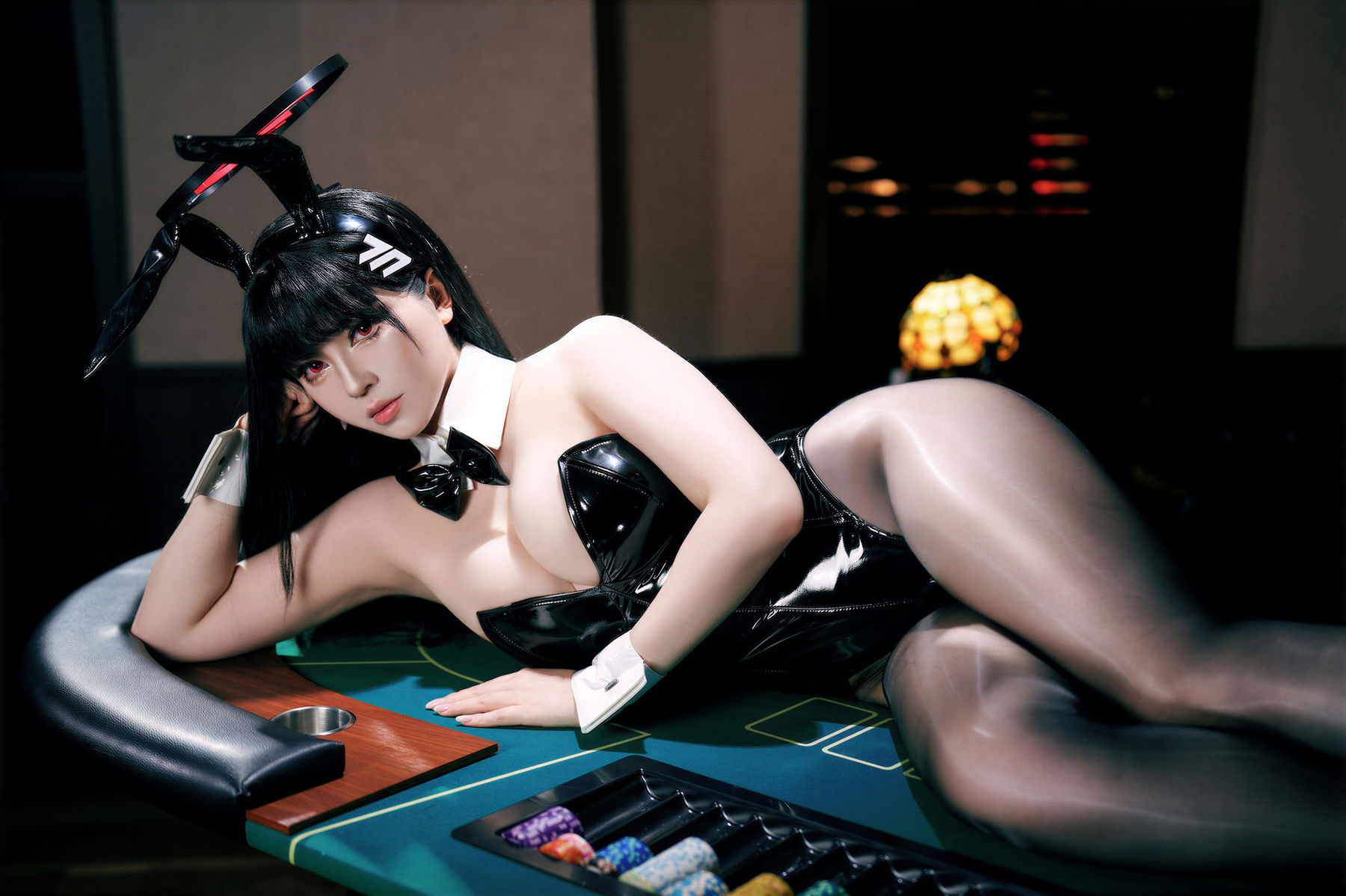 半半子 蔚蓝档案 调月莉音兔女郎