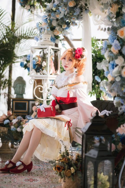 瓜希酱 碧蓝航线 黎塞留和服